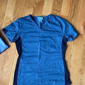 Grey scrub top